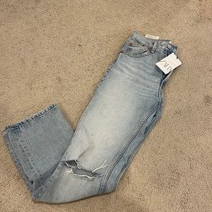Zara brand new jeans light wash